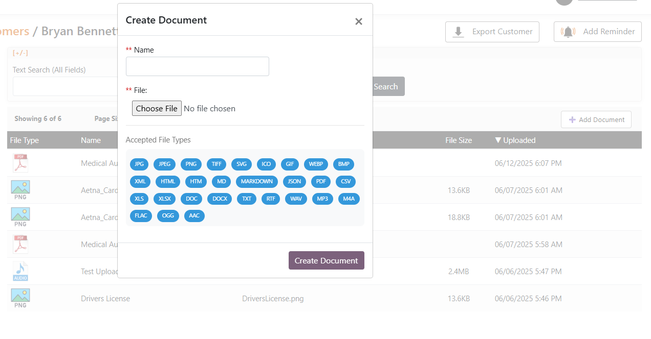 Document Storage product placeholder