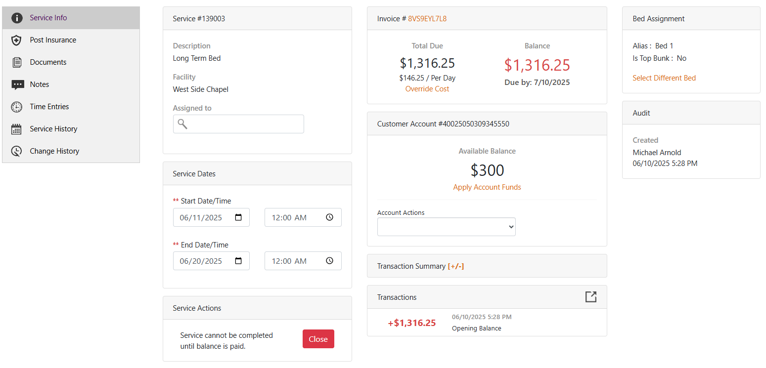 Services product placeholder