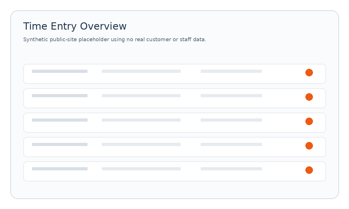 Time Entry product placeholder